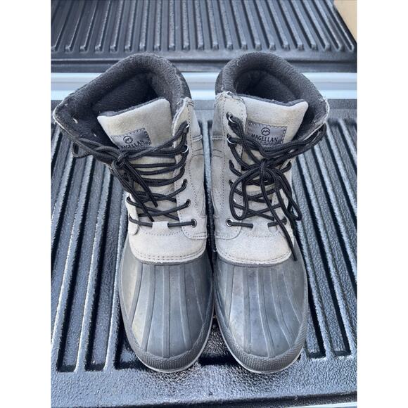 Magellan Gray Suede Leather Duck II Boots Men's 11D 200G Insulation #164001 - Picture 1 of 10